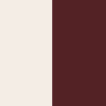 Vintage White/Burgundy